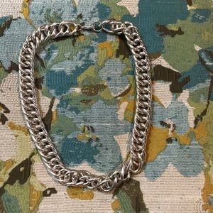 Silver chain necklace